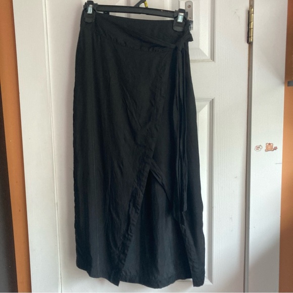 Lulu's Chic Black Asymmetrical Skirt - Picture 2 of 12